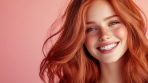 Red copper hair
