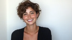 Short shaggy hair