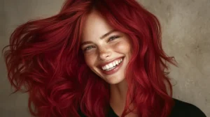 Wine hair color
