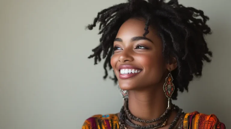 loc styles short hair