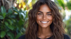 California brunette hair