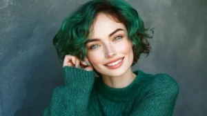 Emerald hair