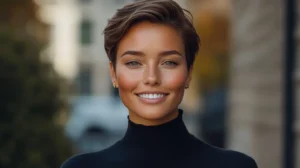 Very short bob