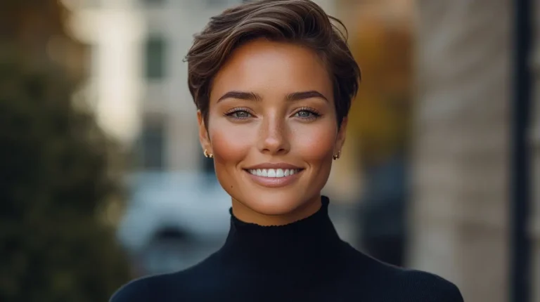Very short bob