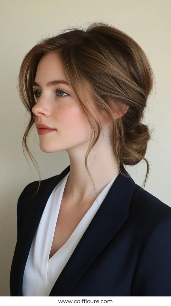 Chignon 2 Elegant Work Hairstyles for Long Hair 5