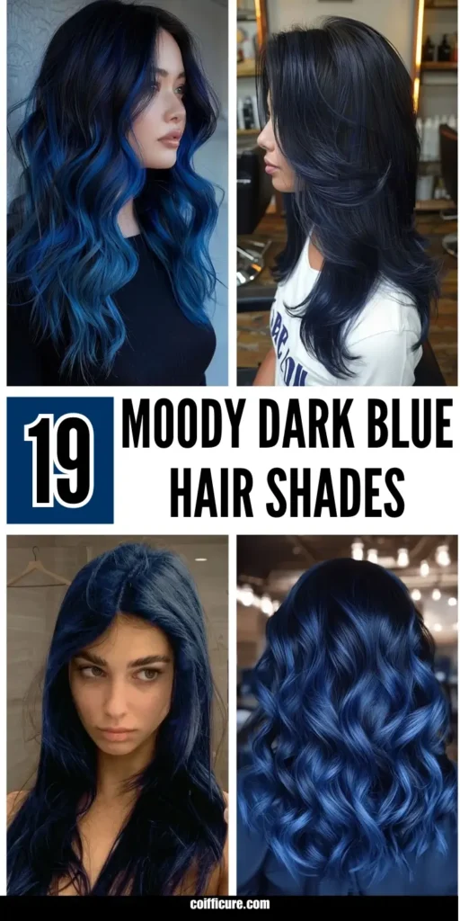 Image showcases 24 glossy brunette hair shades with four women flaunting sleek, shiny brown styles. The text “24 Glossy Brunette Hair Shades” is featured in bold fonts with black and tan accents. Haircuts include long waves, layered mid-lengths, and dimensional highlights. The overall theme emphasizes shine, sophistication, and richness in brunette tones, ideal for timeless, polished looks.
