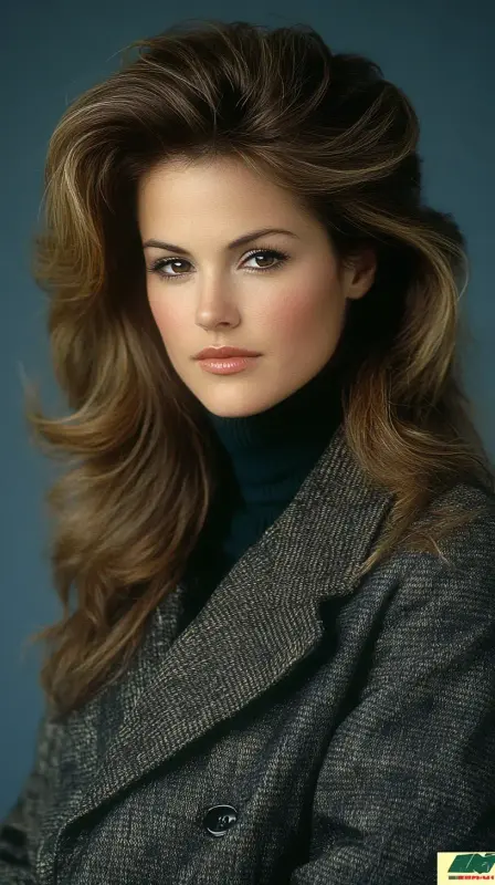 Electric Elegance: Revive the 80s Charm - 80s blowout hair