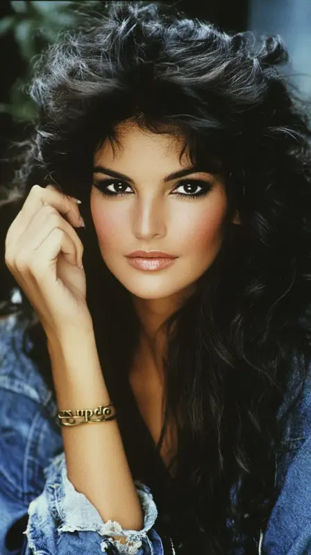 Retro Radiance: 80s Waves Reimagined - 80s blowout hair