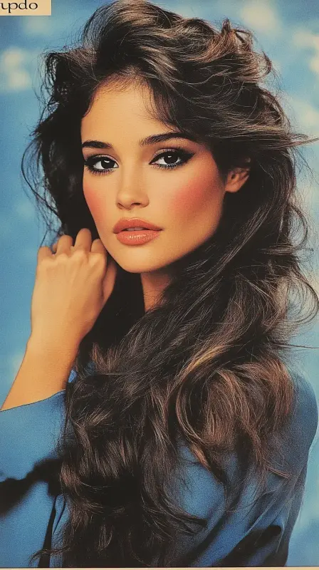 Throwback Glam: Unleash the 80s Essence - 80s blowout hair