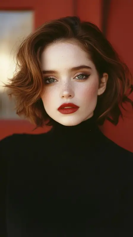 The Effortless Glam Tousled Blowout - 90s blowout hair short