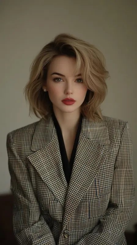 Retro Glam Blowout - 90s blowout hair short