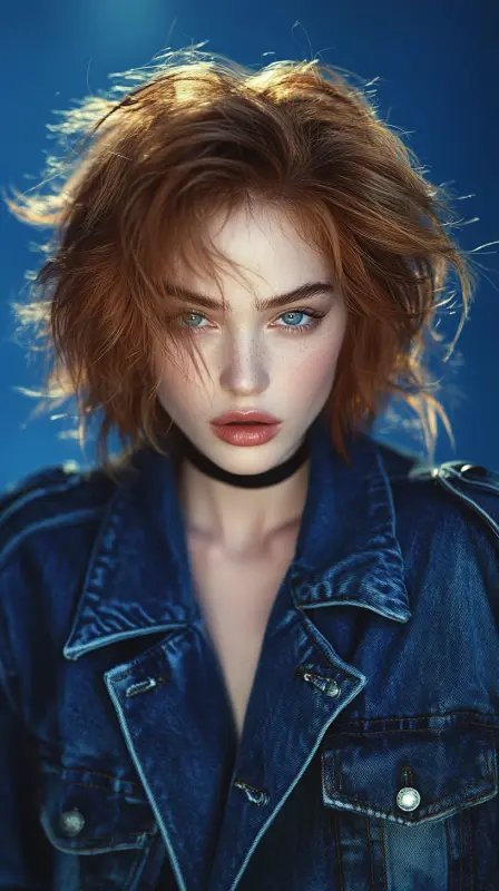 Fiery Flair: The Bold Blowout Revival - 90s blowout hair short