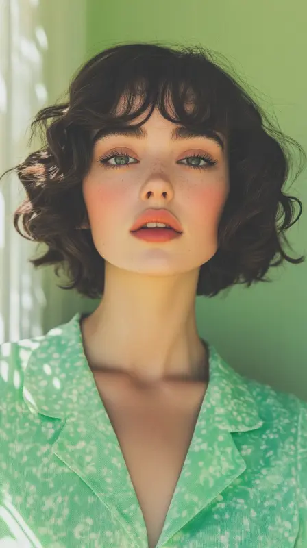 Throwback Glam: Effortless 90s Curls - 90s blowout hair short