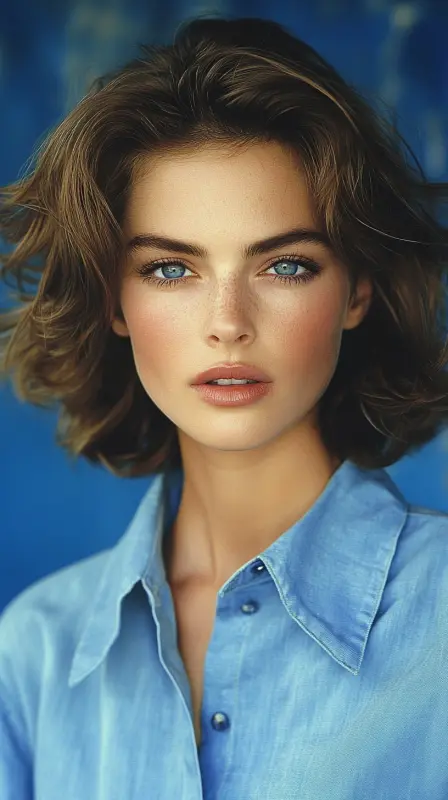 Vintage Allure: The Effortless Elegance Blowout - 90s blowout hair short