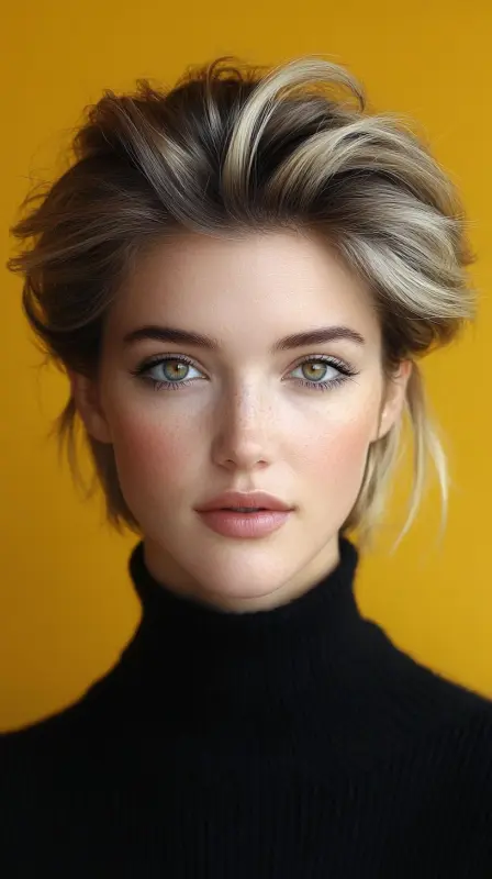 Timeless Glamour: The Short Blowout Sensation - 90s blowout hair short