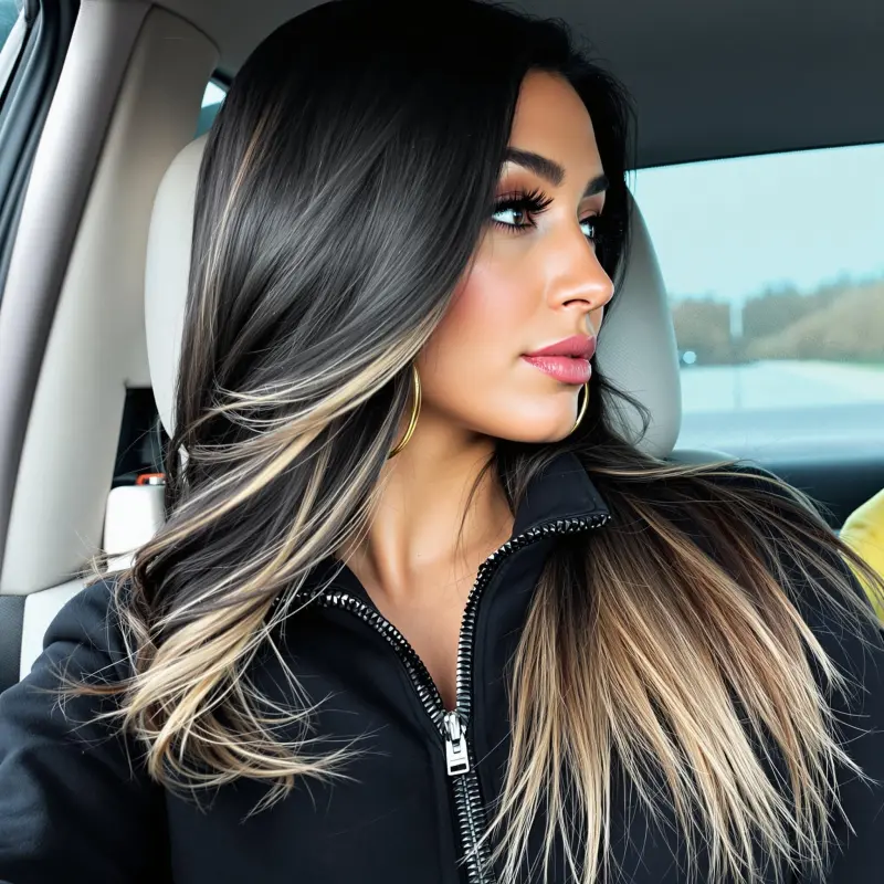 Radiant Waves in Motion - blowout-hair