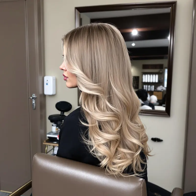 Enchanting Waves: Unveil Your Inner Diva - blowout-hair