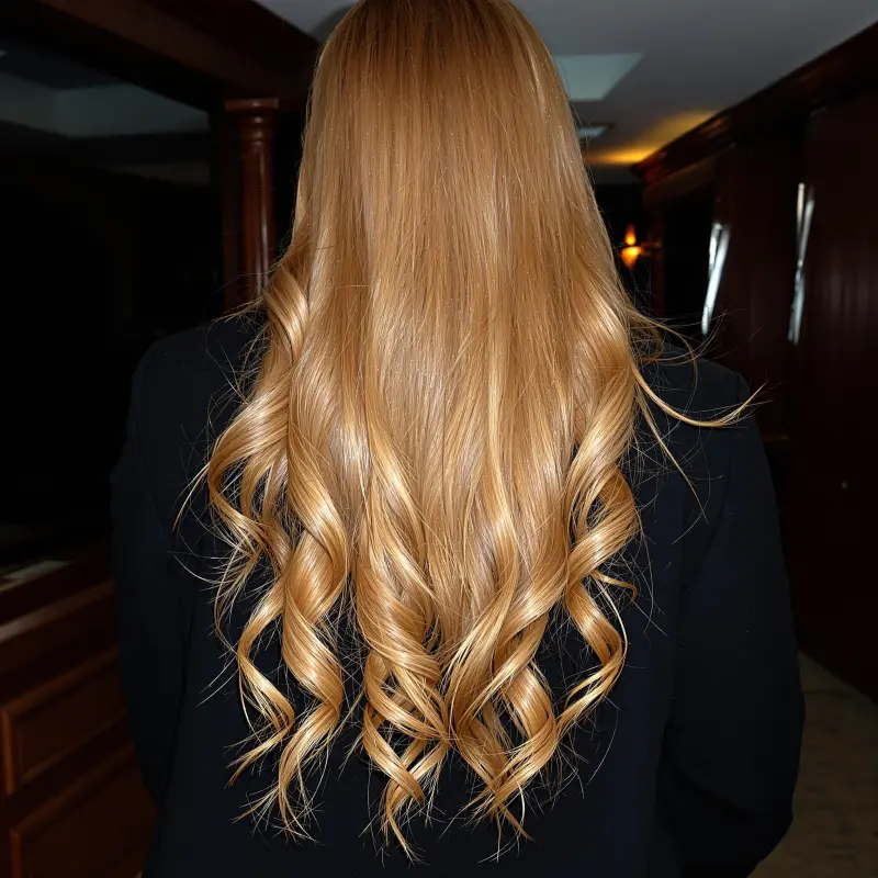 Radiant Ripples of Glam - blowout-hair