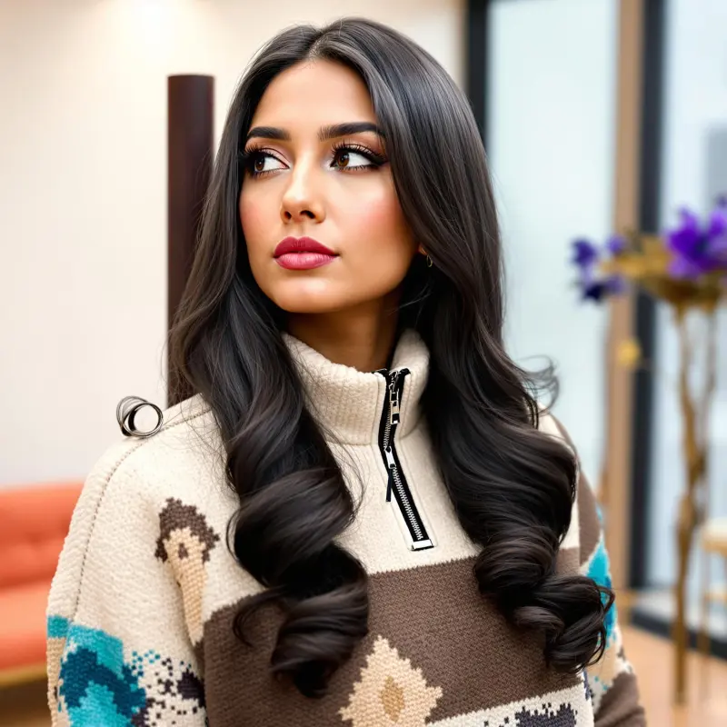 Curl Couture: Where Glam Meets Comfort - blowout-hair