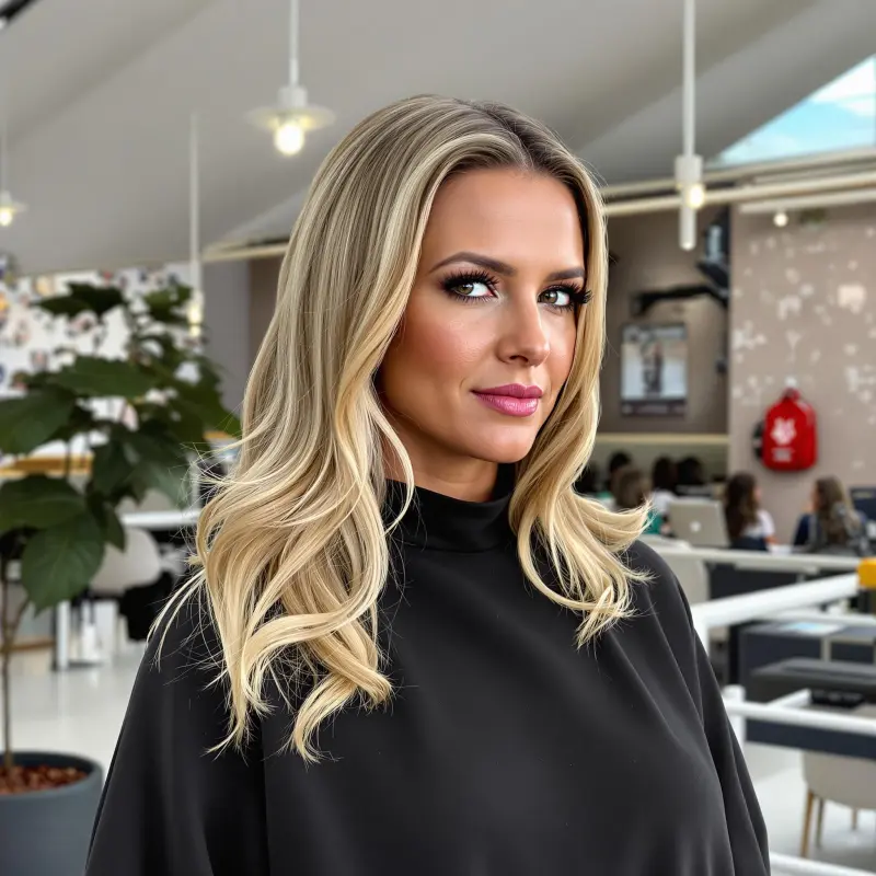 Sun-Kissed Radiance: Unlock Your Blonde Blowout Brilliance - blowout hair blonde