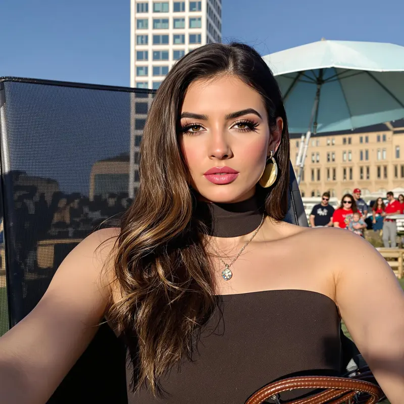 Sun-Kissed Brunette