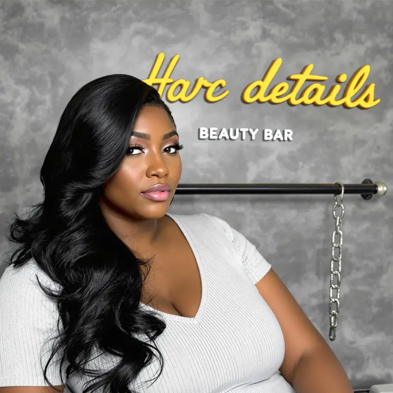 Enchanting Cascades at Harc Details - blowout side part