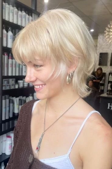 date night outfit Enchanting Blonde Shag Whimsy