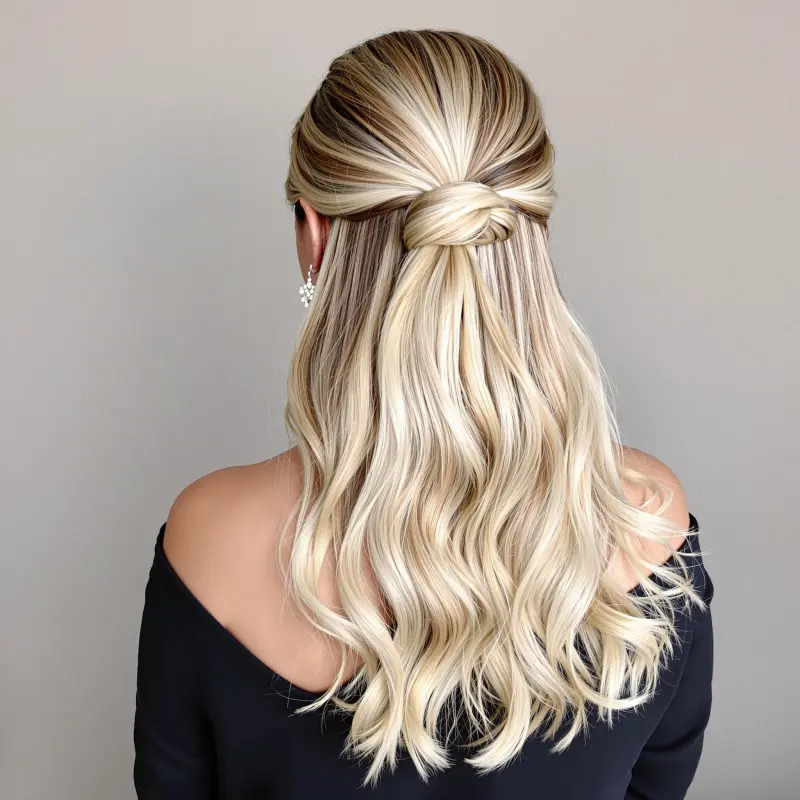 Radiant Allure: The Majestic Blonde Transformation - old money blonde hair