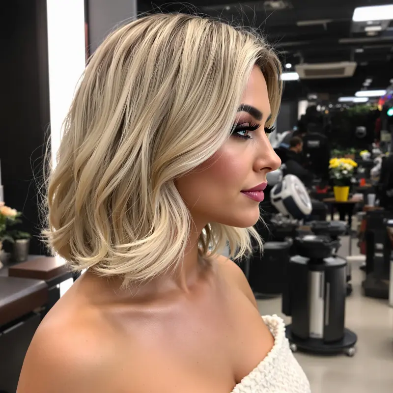 Golden Waves of Affluence: The Old Money Blonde - old money blonde short hair