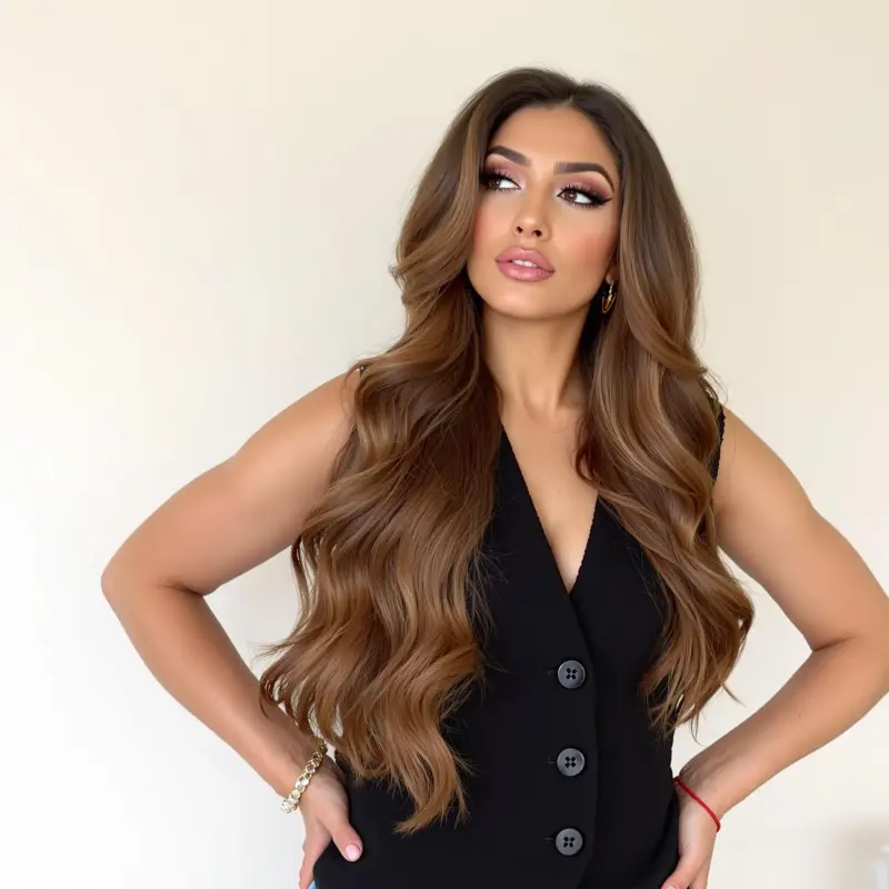 Waves of Yesteryear: The Elegance of Timeless Tresses - old money brown hair