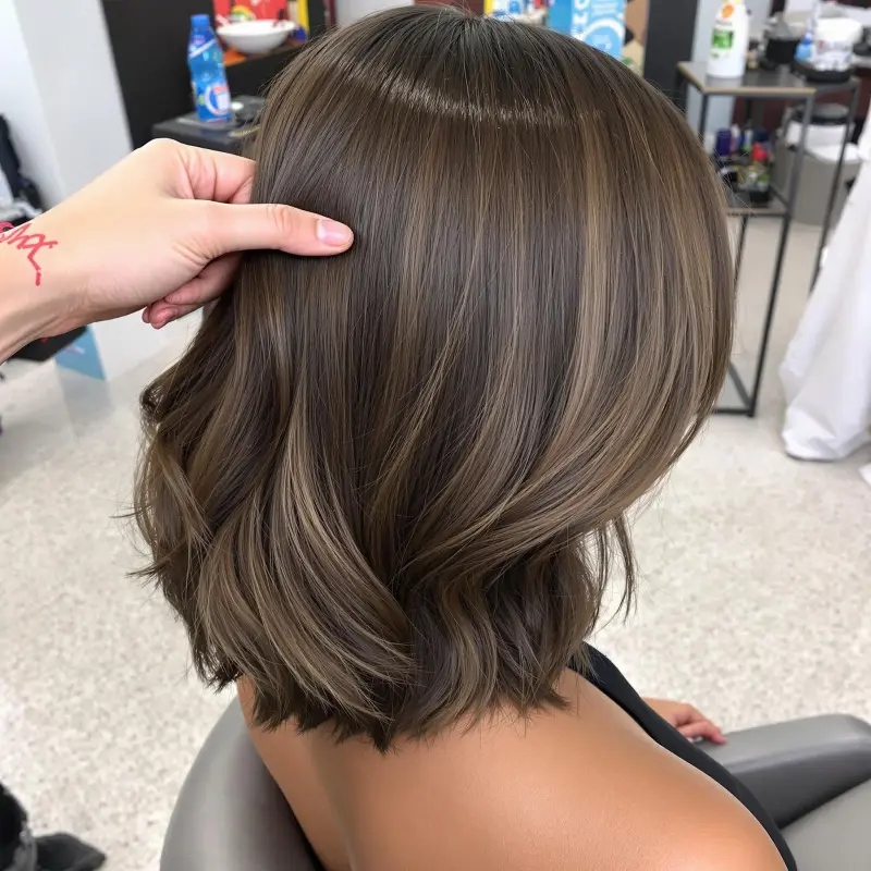 Timeless Tresses: A Nod to Classic Elegance - old money brown hair