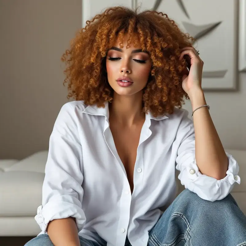 Quintessentially Chic: Timeless Tresses - old money curly hair