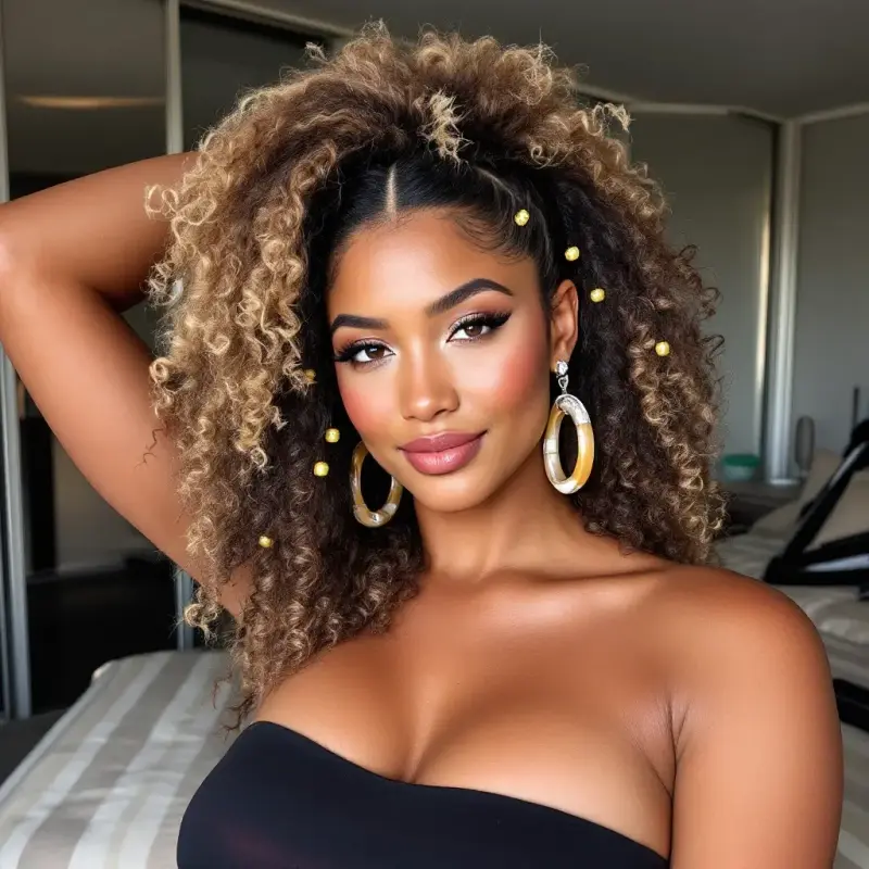 Opulent Whispers: Reviving the Art of Classic Hair - old money curly hair