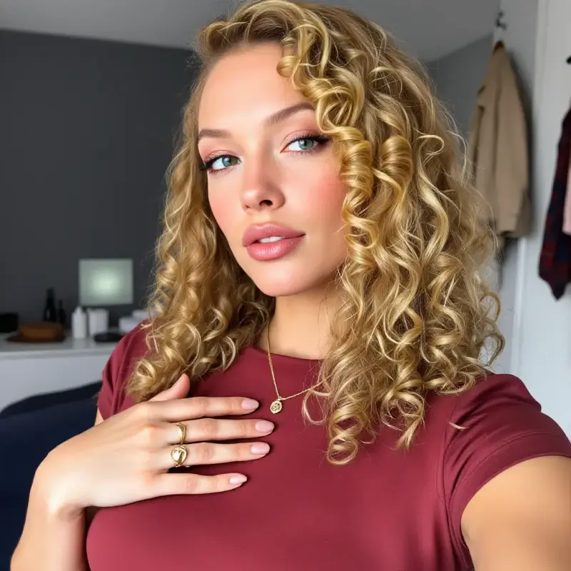 Embrace the Legacy: Luxurious Vintage Curls - old money curly hair