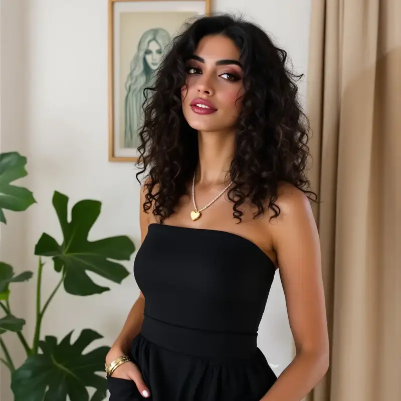 Elegance in Every Curl: The Essence of Sophisticated Style - old money curly hair