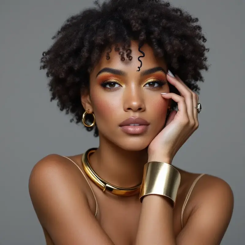 Luxe Waves: A Symphony of Style and Grace - old money curly hair