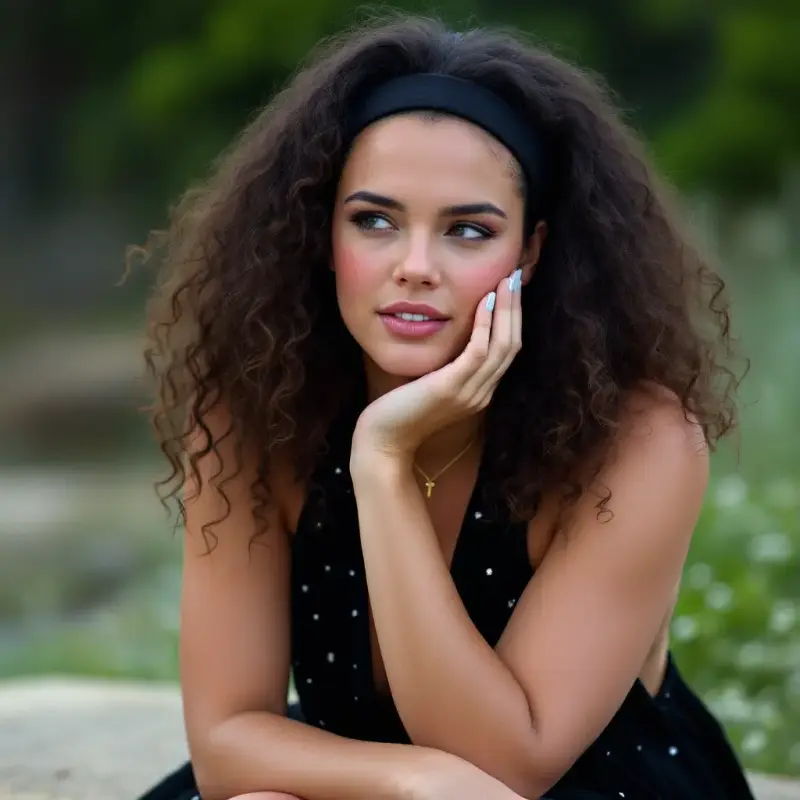 Timeless Curls with a Twist - old money curly hair