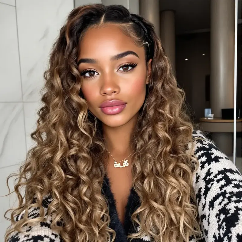 Prestige Curls: Effortlessly Chic - old money curly hair