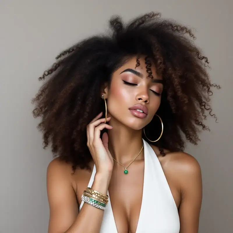 Luxe Curls: The Rebirth of Regal Style - old money curly hair