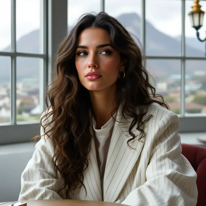 Lavish Locks of the Elite - old money curly hair