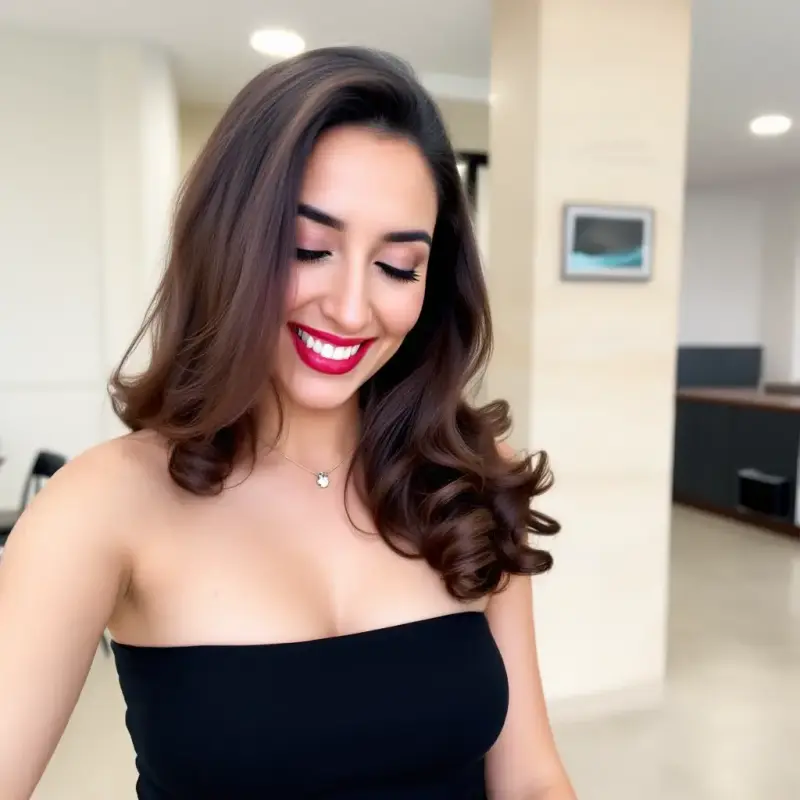 The Whispered Allure: Opulent Tresses - old money hair brunette
