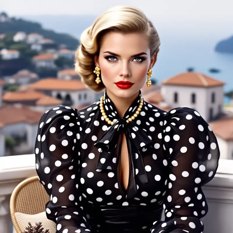 Oceanic Glam: Timeless Allure Awaits - old money hair women