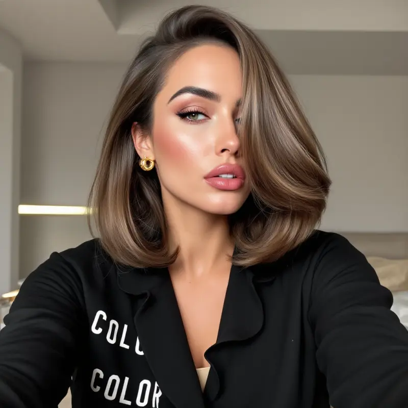Regal Chic with a Contemporary Twist - old money short hair
