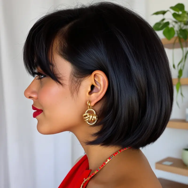 Effortless Glamour: Own the Iconic Bob - old money short hair