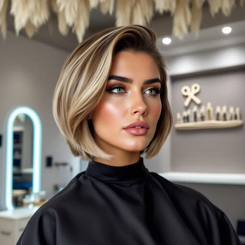 Effortless Glamour: The Luxe Bob - old money style hair
