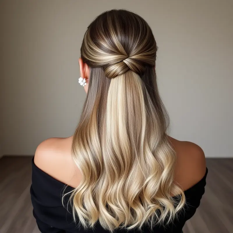 The Enchanted Waves of Elegance - old money style hair
