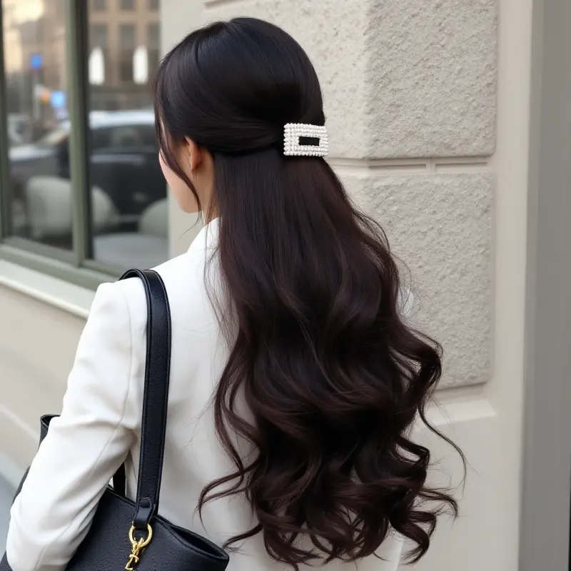 Waves of Sophistication - old money style hair
