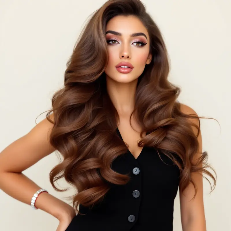 Majestic Vintage Waves: The Pinnacle of Timeless Elegance - old money style hair