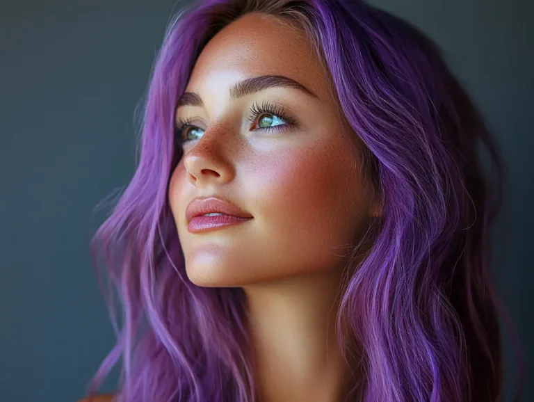 purple hair 1
