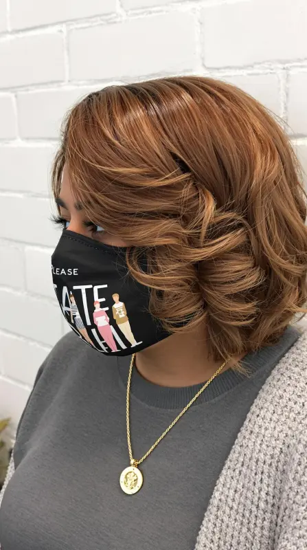 Luminous Elegance: Unleash Your Inner Diva - short hair blowout